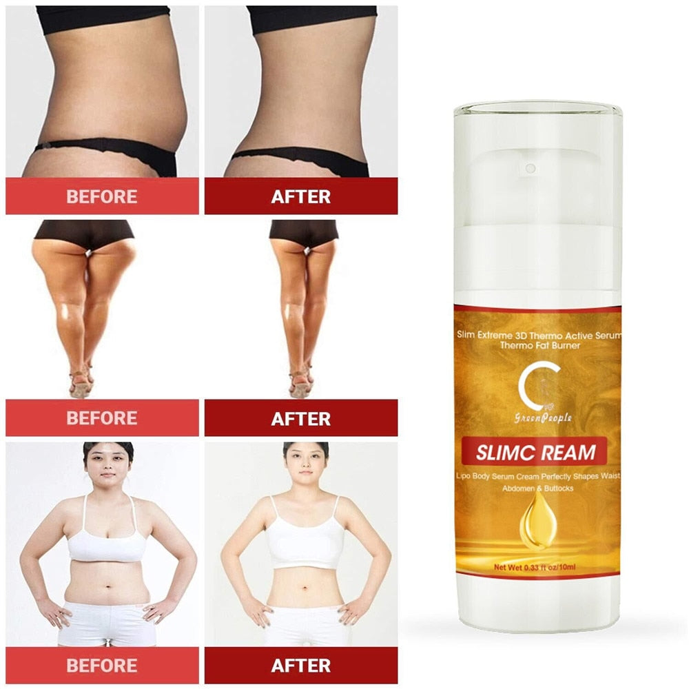 GPGP GreenPeople Plant Extract Slimming Cream Effective Weight Loss Massage Cream Anti Cellulite Cream Women Leg Body Fat Burner - Virtual Blue Store