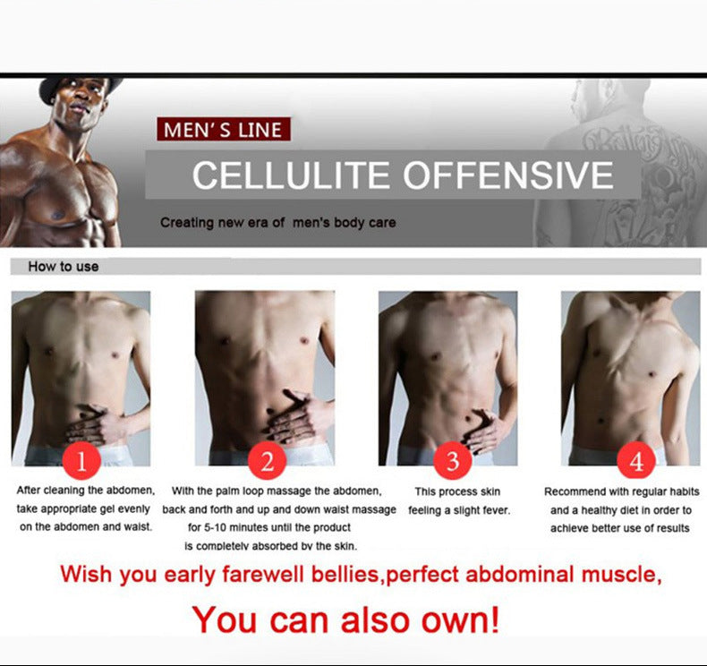 30ML Powerful Abdominal Muscle Essence Oil Stronger Muscle Strong Anti Cellulite Burn Fat Product Weight Loss Essence Oil Men - Virtual Blue Store