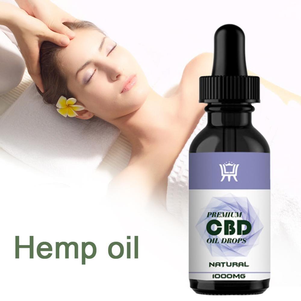 Essential Oils Organic Hemp Seed Oil Herbal Drops Body Relieve Relief Care Anti Anxiety Pain Care Oil Skin Stress Body F5R4 - Virtual Blue Store