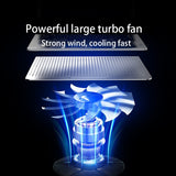 Gaming Laptop Cooler Silent Fan Metal Laptop Cooling Pads Two USB Port Portable Adjustable Notebook Stand For 12-16 Inch Laptop