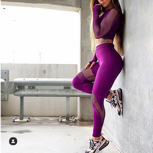 2021 New Dry Sports Wear Slim Stretchy Gym Tights Energy Seamless Leggings Gym Yoga Pants Breathable Sports Running Pants - Virtual Blue Store