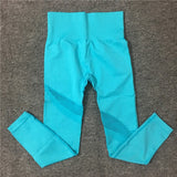 2021 New Dry Sports Wear Slim Stretchy Gym Tights Energy Seamless Leggings Gym Yoga Pants Breathable Sports Running Pants - Virtual Blue Store