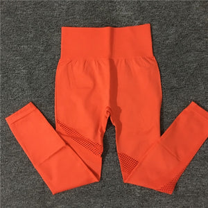 2021 New Dry Sports Wear Slim Stretchy Gym Tights Energy Seamless Leggings Gym Yoga Pants Breathable Sports Running Pants - Virtual Blue Store