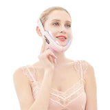 V Face care Chin V-Line Up Lift Belt Machine Red Blue LED Photon Therapy Face Slimming Vibration Massager Facial Lifting Device - Virtual Blue Store