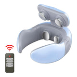 4 Heads Electric Neck Massager Pulse Back Shoulder Neck Massager Heating Pain Relief Health Care Cervical Vertebra Relaxation - Virtual Blue Store