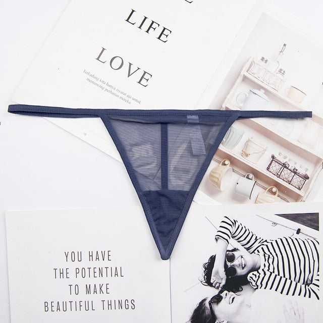 women g-string interest sexy underwear ladies panties lingerie bikini underwear pants thong intimatewear 1pcs/lot  7169 - Virtual Blue Store