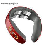 Smart Electric Neck Massager Cervical Pain Relief Heating Compress Magnetic Pulse 4D Health Care Tool Relaxation Physiotherapy - Virtual Blue Store