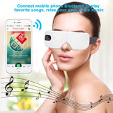 USB Bluetooth Eye Massager 10s Heating Electric Eye Mask For Sleep Hot Compress 4 Temperature Adjustable Relieve Eye Care Device