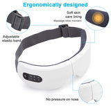 USB Bluetooth Eye Massager 10s Heating Electric Eye Mask For Sleep Hot Compress 4 Temperature Adjustable Relieve Eye Care Device - Virtual Blue Store