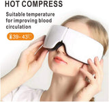USB Bluetooth Eye Massager 10s Heating Electric Eye Mask For Sleep Hot Compress 4 Temperature Adjustable Relieve Eye Care Device - Virtual Blue Store