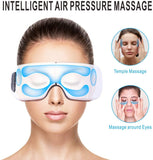 USB Bluetooth Eye Massager 10s Heating Electric Eye Mask For Sleep Hot Compress 4 Temperature Adjustable Relieve Eye Care Device - Virtual Blue Store