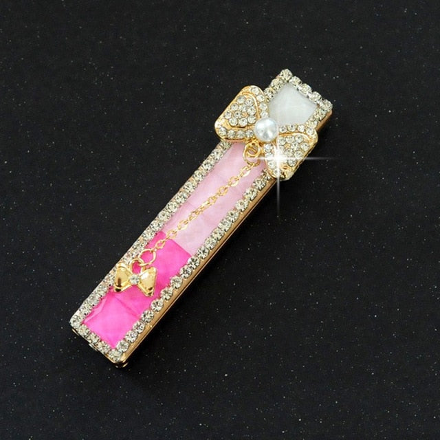 Diamond Cool Electric Lighter Creative Custom Sexy Pink Lighters Smoking Accessories USB Rechargeable Woman Lighter Best Gift - Virtual Blue Store