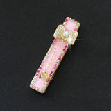 Diamond Cool Electric Lighter Creative Custom Sexy Pink Lighters Smoking Accessories USB Rechargeable Woman Lighter Best Gift - Virtual Blue Store