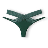 Women Sexy Lace Panties Transparent Low-waist Underpant Hollow Out Thong Female Seamless G-string Underwear Lingerie - Virtual Blue Store