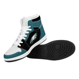 CHNNFC Men's High-top Fashion Leather Sneakers and Ankle Boots PICK YOUR TEAM! - Virtual Blue Store