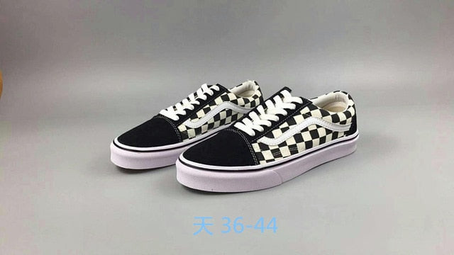 New Arrivals Authentic VANS Old Skool Men / Women Checkerboard Series Running Shoes, Sneakers Size Eur 35-44 - Virtual Blue Store
