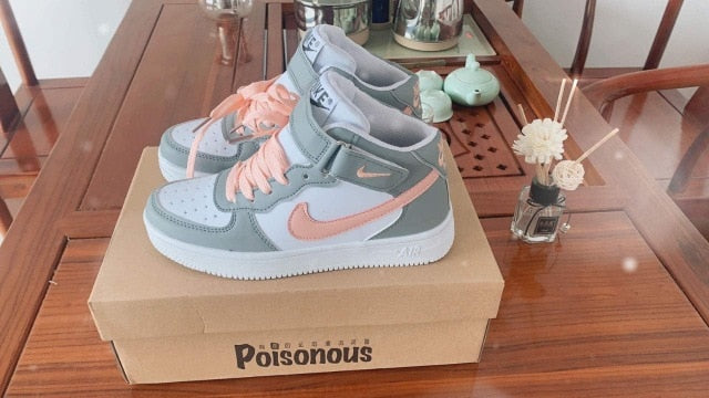 SCHNIKE-women Running Shoes Breathable Casual Shoes Outdoor Light Weight Sports Shoes Casual Walking Sneakers 7486 - Virtual Blue Store