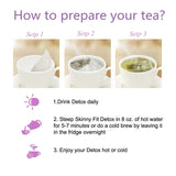 Hemp for U 28 Day 100% Natural Detox Tea Laso Tea Slimming Reduce Bloating and Constipation Fat Burning Weight Loss - Virtual Blue Store