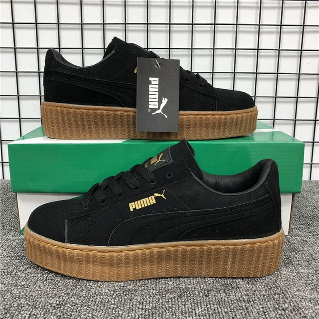 2021 New Men Casual Shoes Fashion Girl Women Pumas Platform Shoes Breathable Male Sports Casual Board Shoes Plus Size 36-44 - Virtual Blue Store