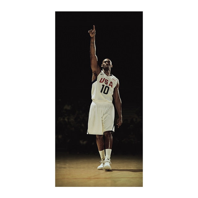 Kobe Bryant LeBron James Michael Jordan Basketball Stars Canvas Painting Wall Art Pictures Prints and Posters Living Room Decor - Virtual Blue Store