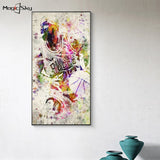 Kobe Bryant LeBron James Michael Jordan Basketball Stars Canvas Painting Wall Art Pictures Prints and Posters Living Room Decor - Virtual Blue Store