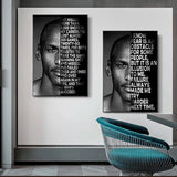 Basketball Inspirational Quotes Canvas Painting Posters and Prints Black White Wall Art Pictures for Living Room Decor - Virtual Blue Store