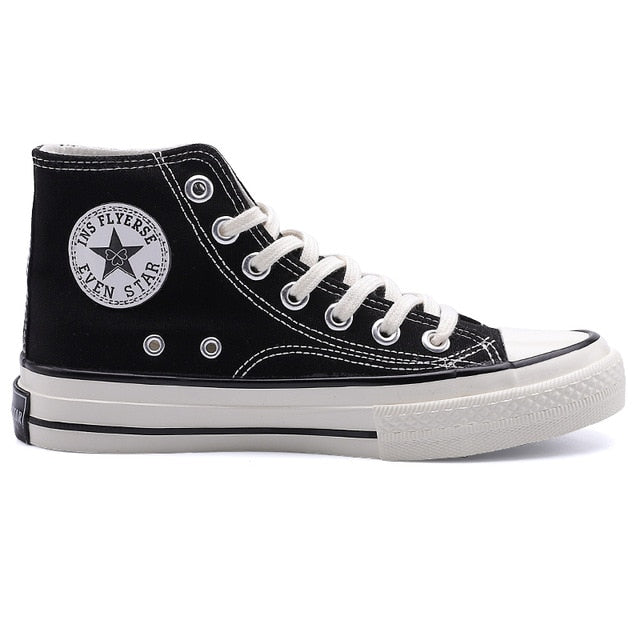 2020 Spring Autumn High Top Flats High Quality Classic Women Canvas Shoes Female Athletic Sneakers Women Vulcanized Casual Shoes - Virtual Blue Store