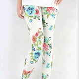 YSDNCHI 2021 Camouflage Womens for Leggins Graffiti Style Slim Stretch Trouser Army Green Leggings Deportes Pants K085 - Virtual Blue Store