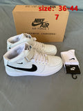 2021 Air Force One high top sneakers women Nike- classic casual sneakers Mens Skateboarding Shoes - Virtual Blue Store