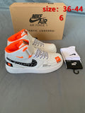 2021 Air Force One high top sneakers women Nike- classic casual sneakers Mens Skateboarding Shoes - Virtual Blue Store