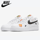 NIKE- Air Force 1 Just Do It Men Skateboarding Shoes AF1 AirForce One Women's Outdoor Sport Shoes 36-45 - Virtual Blue Store