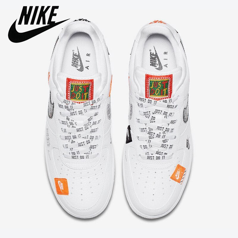 NIKE- Air Force 1 Just Do It Men Skateboarding Shoes AF1 AirForce One Women's Outdoor Sport Shoes 36-45 - Virtual Blue Store
