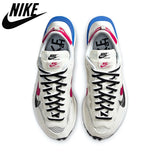 Nike- Authentic Sacai x VaporWaffle Mens Running Shoes Royal Fuchsia String Villain Red Pegasus Vaporfly Shoes Sports Shoes - Virtual Blue Store