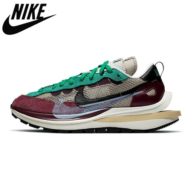 Nike- Authentic Sacai x VaporWaffle Mens Running Shoes Royal Fuchsia String Villain Red Pegasus Vaporfly Shoes Sports Shoes - Virtual Blue Store