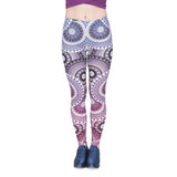 leggins Slim legins stretchy Leggings Fashion Woman Pants Sexy Women Legging Casual Blue streak Printing Fitness - Virtual Blue Store