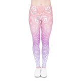 leggins Slim legins stretchy Leggings Fashion Woman Pants Sexy Women Legging Casual Blue streak Printing Fitness - Virtual Blue Store