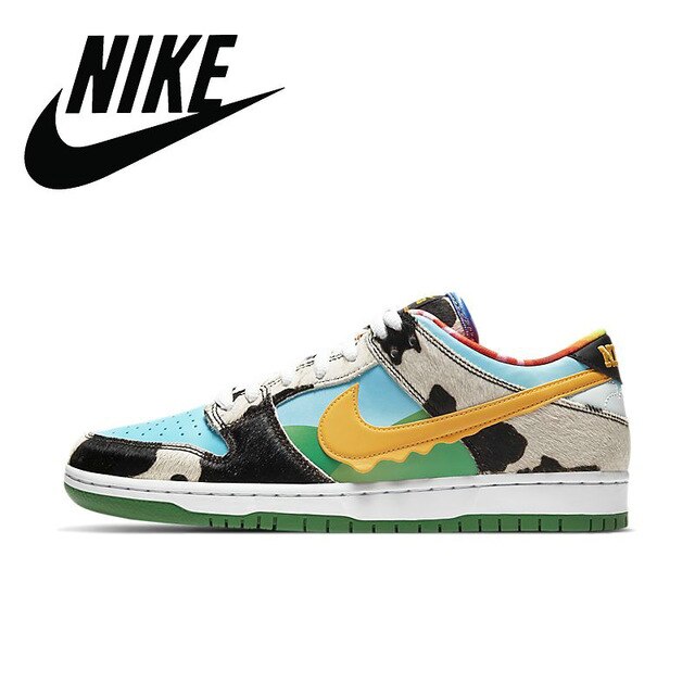 2021 Original Nike Dunk SB TS Skateboarding Shoes Mens Womens Casual Low Sneakers Shoes EUR 36-45 - Virtual Blue Store