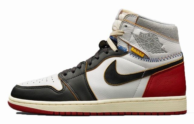 Air Jordan 1 Fearless AJ1 Red and Blue Patchwork Police Light Yuanyang CK5666-100 - Virtual Blue Store
