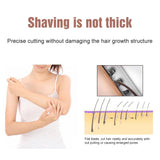 Electric Razor Lady Shaver Waterproof Painless LCDShaving Trimmer Hair Removal Machine for whole body - Virtual Blue Store