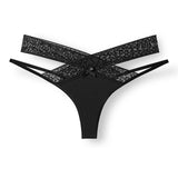 Women Sexy Lace Panties Transparent Low-waist Underpant Hollow Out Thong Female Seamless G-string Underwear Lingerie - Virtual Blue Store