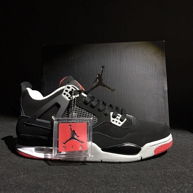 Authentic air jordan retro 4 aj4 comfortable package men's sports basketball shoes Sneakers Women 2021 - Virtual Blue Store