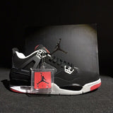 Authentic air jordan retro 4 aj4 comfortable package men's sports basketball shoes Sneakers Women 2021 - Virtual Blue Store
