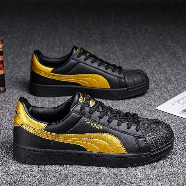 2021 New Fashion Spring Puma Men Casual Shoes Students Shell Head Shoes Men's Board Shoes Light Comfortable Women Shoes - Virtual Blue Store