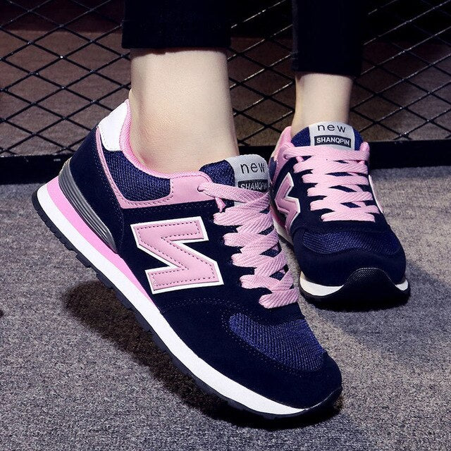 Women Breathable Tennis Sneakers Fashion Genuine Leather Sneakers Men Shoes High Quality Casual Shoes Comfortable Brand - Virtual Blue Store