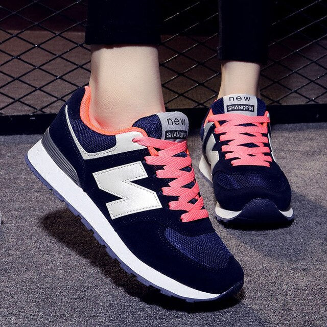 Women Breathable Tennis Sneakers Fashion Genuine Leather Sneakers Men Shoes High Quality Casual Shoes Comfortable Brand - Virtual Blue Store