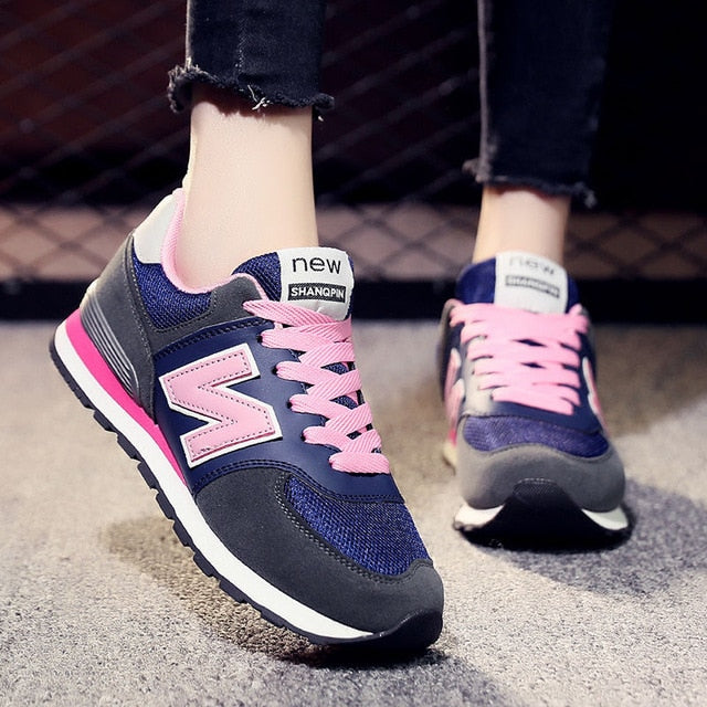 Women Breathable Tennis Sneakers Fashion Genuine Leather Sneakers Men Shoes High Quality Casual Shoes Comfortable Brand - Virtual Blue Store