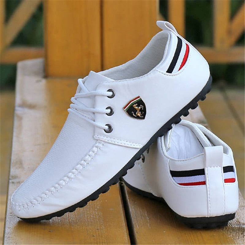 Men Sneakers 2021 Ferraring Drift Cat Casual Classic Man Leather Racing Shoes Comfortable Men's Peas Shoes The British Sneakers - Virtual Blue Store