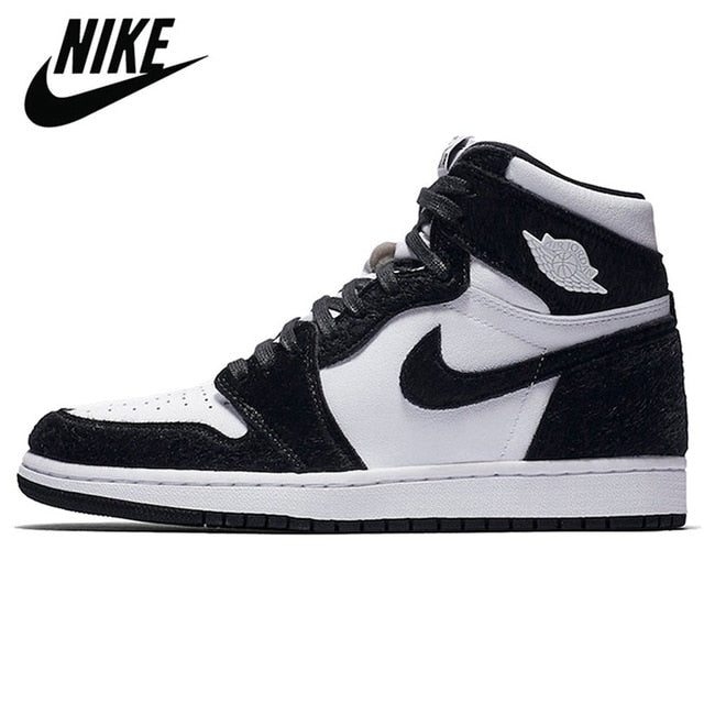 Authentic Original  Air Jordan Retro 1 Mid  AJ1 Men Comfortable Shoes Women Basketball Sneakers - Virtual Blue Store