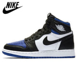Authentic Original  Air Jordan Retro 1 Mid  AJ1 Men Comfortable Shoes Women Basketball Sneakers - Virtual Blue Store