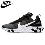 Authentic Original New Arrive React Element 55 Men Shoes Black Volt Black White Bright Green Gold Sports Shoes For Lover - Virtual Blue Store